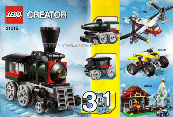 Lego Creator Bauanleitung -Emerald Express- (31015)