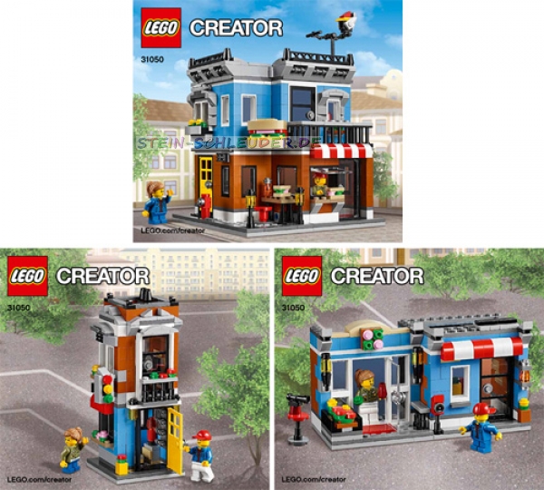Lego Creator Bauanleitung -Corner Deli- (31050)