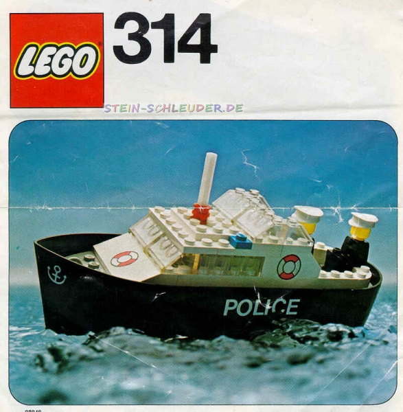 Legoland Bauanleitung -Police Boat- (314)