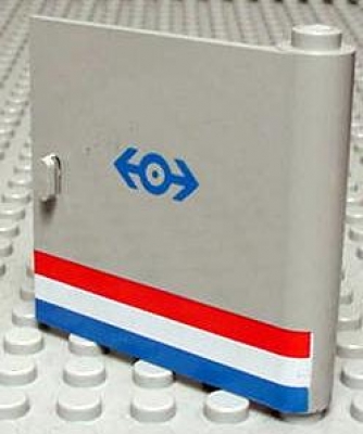 Lego Zugtür 1 x 5 x 4 Rechts mit Aufdruck (3194px1)