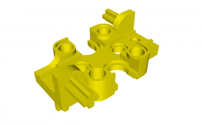 Lego Technik Getriebeboxhälfte (32167)