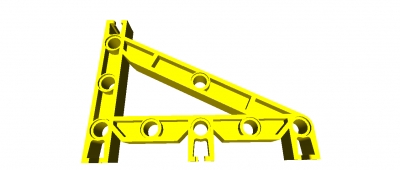 Lego Znap Dreieck-Liftarm 9 mit 8 Löcher (32214)