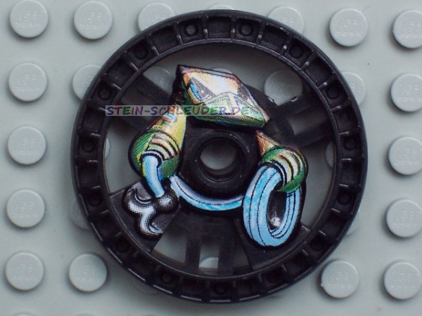 Lego Technik Disk bedruckt (32354pb01)
