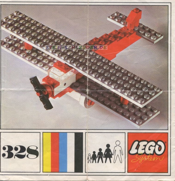 Legoland Bauanleitung -Biplane- (B_328)