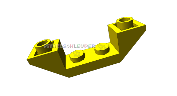 Lego Schrägstein 4 x 1 invers (32802)
