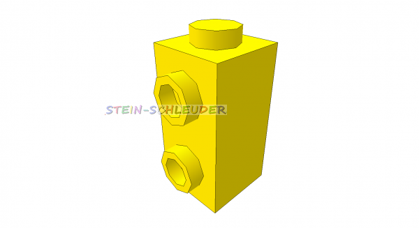 Lego  Stein  1 x 1 x 1 2/3  mit  2 Noppen an einer Seite (32952)