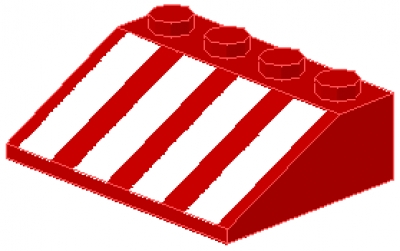Lego Schrägstein 3 x 4 bedruckt (3297p03)
