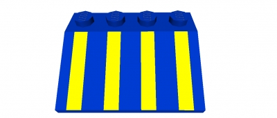 Lego Schrägstein 3 x 4 bedruckt (3297p05)