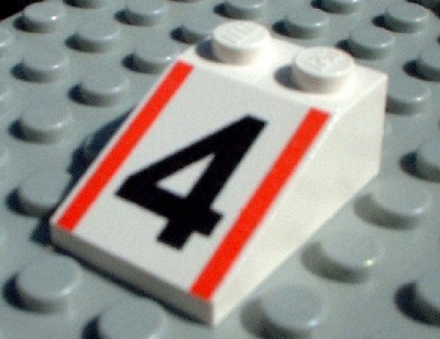 Lego Schrägstein 33 bedruckt (3298p74)