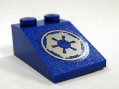 Lego Schrägstein 33 mit Aufkleber -Star Wars- (3298pb34)