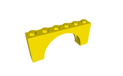Lego Bogen 1 x 6 x 2 (3307)