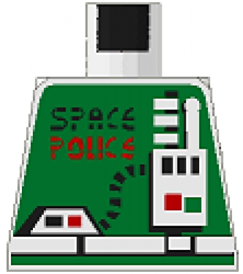 Lego Minifigur Torso Space Police (973p69)