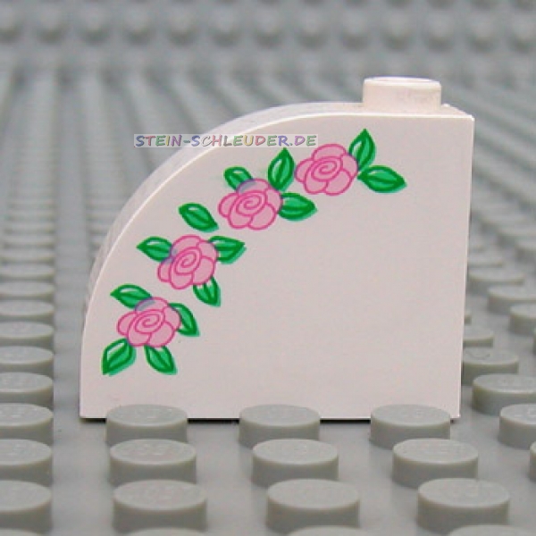 Lego Stein 1 x 3 x 2 abgerundet bedruckt (33243px1)