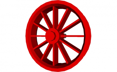 Großes Lego Speichen-Rad (35)