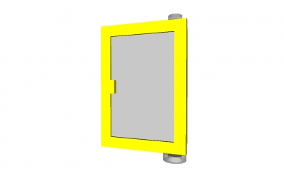 Lego Fenstertür rechts 1 x 4 x 5 (73435c02)