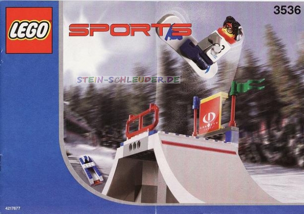 Lego Sports Bauanleitung -Snowboard Big Air Comp- (3536)