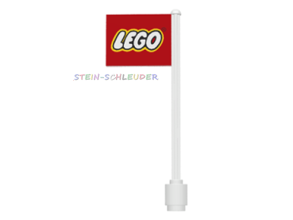 Lego Flagge mit Sticker (3596pb02)