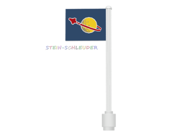 Lego Flagge mit Aufkleber (3596pb06)