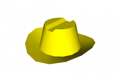 Lego Minifigur Cowboyhut (3629)