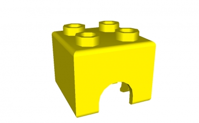 Lego Technik Kolbenblock 2 x 2 (3652)