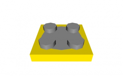 Lego Drehscheibe 2 x 2 (3680)