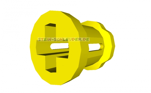 20 x Lego Technik Buchse, alt-hellgrau (3713)