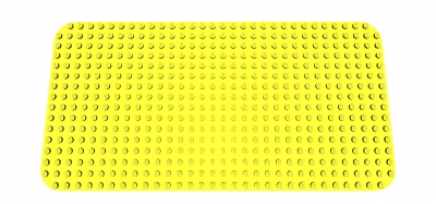 Lego Grundplatte 16 x 32 mit runden Ecken (374)