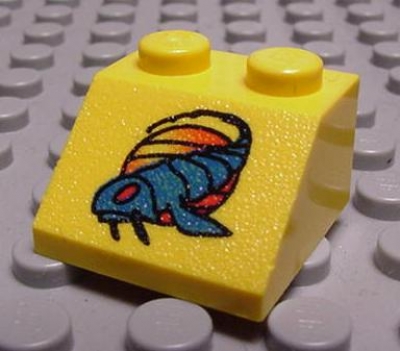 Lego Schrägstein 45 bedruckt (3039px12)