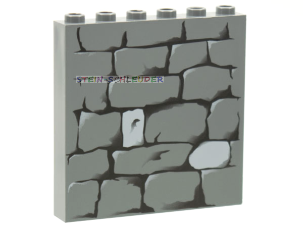 Lego Stein 1 x 6 x 5 bedruckt (3754pb07)