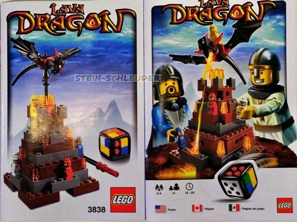 Lego Spielanleitung -Lava Dragon- (3838)