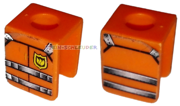 Lego Minifigur Weste mit Sticker (3840pb17)