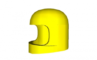 Lego Minifigur Helm ohne Visirnippel alt (193b1)