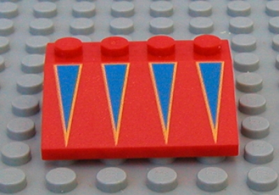 Lego Schrägstein 3 x 4 bedruckt (3297px18)