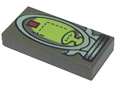 Lego Fliese 1 x 2 (3069bpx12)