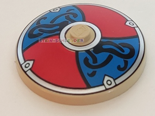 Lego Schüssel 4 x 4 bedruckt (3960pb016)