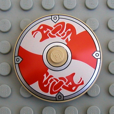 Lego Schüssel 4 x 4 bedruckt (3960pb014)