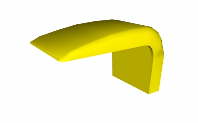 Lego Autodach 4 x 7 1/2 x 3 2/3 (4086)