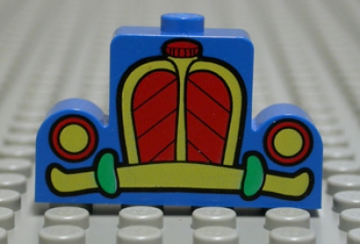 Lego Stein 1 x 4 x 2 seitl. abgerundet bedruckt (4088px5)
