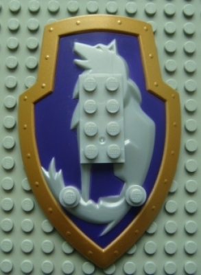 Lego Castle Large Figure Schild -Wolf- (50654px1)