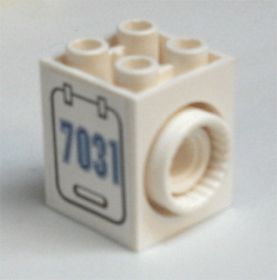 Lego Technik Stein 2 x 2 x 2 mit Rotations-Sockel (41533pb01L)