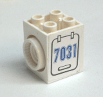 Lego Technik Stein 2 x 2 x 2 mit Rotations-Sockel (41533pb01R)