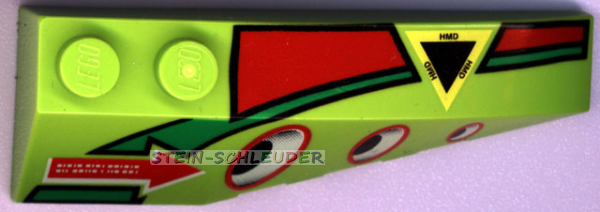 Lego Keilstein 2 x 6 bedruckt (41747pb005)