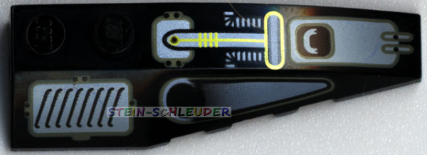Lego Keilstein 2 x 6 bedruckt (41747pb008)