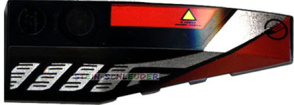 Lego Keilstein 2 x 6 bedruckt (41747pb009)