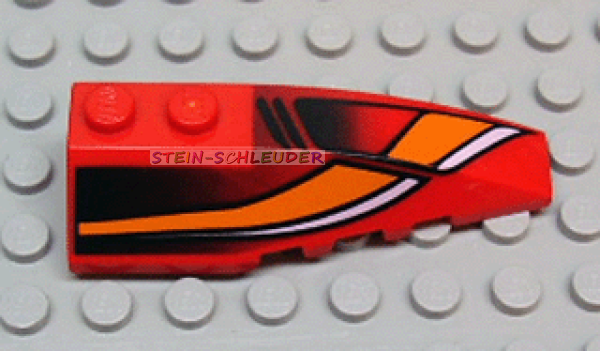 Lego Keilstein 2 x 6 bedruckt (41747pb013)