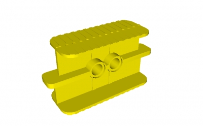 Lego Gummibandhalter 6 x 3 x 2  (41753)