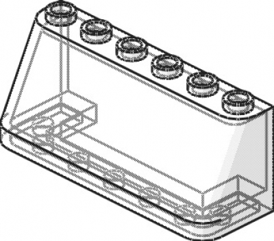 Lego Windschutz 2 x 6 x 2 (4176)