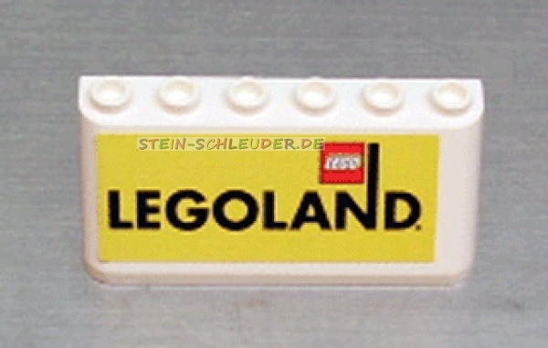 Lego Schrägstein 2 x 6 x 2 mit Sticker (4176pb11)