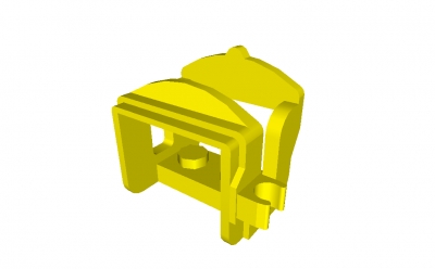 Lego Sattel mit 1 Clip (4491a)