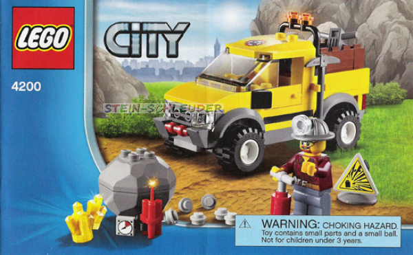 Lego City Bauanleitung  -Mining 4 x 4- (4200)